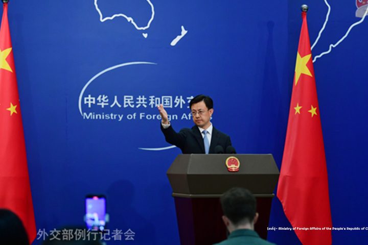 တရုတ်နိုင်ငံအနေဖြင့် ဂျပန်နိုင်ငံနှင့် ဖိလစ်ပိုင်နိုင်ငံတို့က ၎င်း၏ ‌ပင်လယ်ရေကြောင်းဆိုင်ရာ အခွင့်အရေးနှင့် အကျိုးစီးပွားများအား ချိုးဖောက်နေခြင်းကို ဆန့်ကျင်ကြောင်း ပြောရေးဆိုခွင့်ရှိသူ ပြောကြား