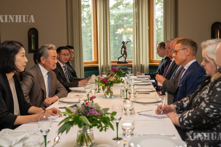 ဖင်လန်နိုင်ငံ သမ္မတ Alexander Stubb နှင့် ဝမ်ရိ တွေ့ဆုံဆွေးနွေး