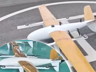 ဝါးတောင်ပံတပ် ဒရုန်း (UAV) ပထမဆုံး စမ်းသပ်ပျံသန်းမှု အောင်မြင်
