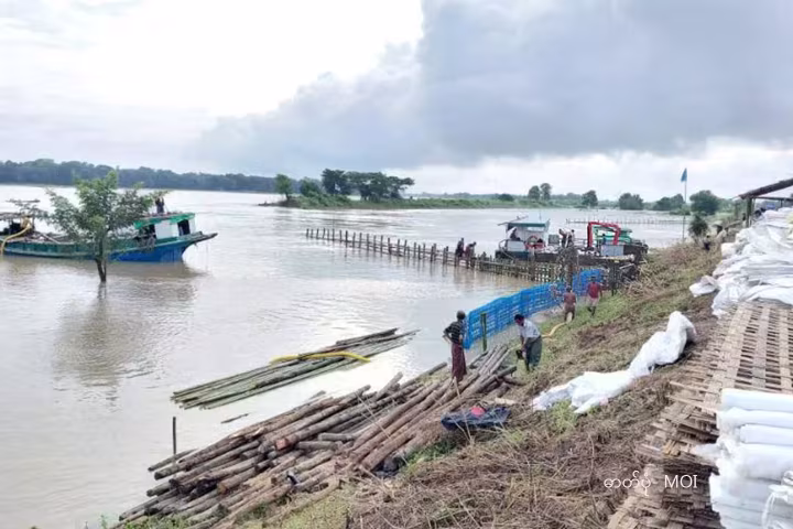 မြန်မာနိုင်ငံ ဧရာဝတီတိုင်းဒေသကြီးအတွင်း ရေကြီးရေလျှံမှုကြောင့် ရေဘေးသင့်သူ ၃၂,၀၀၀ကျော်ထိ ရှိလာ