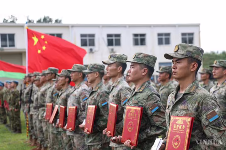 တရုတ်-ဘီလာရုစ် “Swift Eagle 2026” လေထီးတပ် ပူးတွဲလေ့ကျင့်မှု အပြည့်အဝ ပြီးမြောက်
