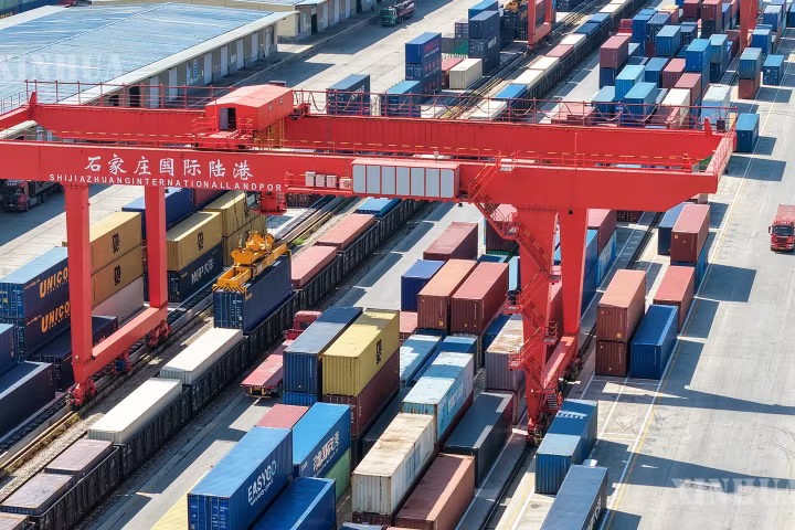တရုတ်နိုင်ငံနှင့် SCO အခြားအဖွဲ့ဝင်နိုင်ငံများ ပို့ကုန်သွင်းကုန်ပမာဏ တည်ငြိမ်စွာ တိုးတက်လျက်ရှိ