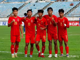 ၂၀၂၇ AFC U-20 အာရှဖလားခြေစစ်ပွဲတွင် မြန်မာအသင်းက မော်လ်ဒိုက်အသင်းကို ဂိုးပြတ်အနိုင်ရ