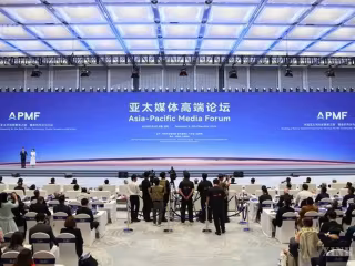တရုတ်နိုင်ငံ ကွမ်တုန်းပြည်နယ်တွင် အာရှ-ပစိဖိတ် မီဒီယာ အဆင့်မြင့်ဖိုရမ် ကျင်းပ