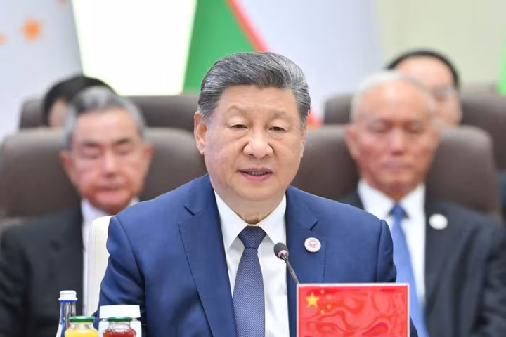 ရှီကျင့်ဖိန်နှင့် ဗြိတိန် ဝန်ကြီးချုပ် အင်ဒီ ဘာနမ် ဖုန်းဖြင့် ဆက်သွယ်ဆွေးနွေး