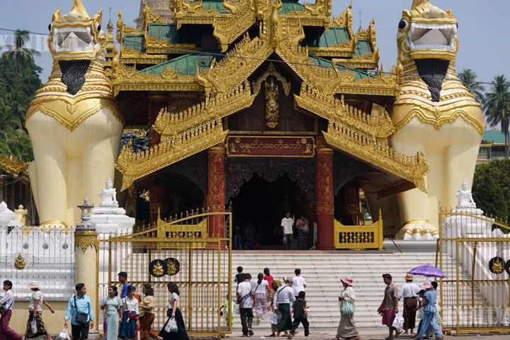 မြန်မာနိုင်ငံရှိ ရွှေတိဂုံစေတီတော်သို့ ပထမရှစ်လအတွင်း ဘုရားဖူးဧည့်သည် ၄.၈၄ သန်းကျော် လာရောက်ဖူးမြော်