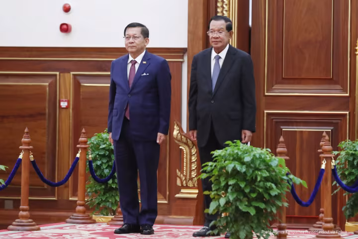 ကမ္ဘောဒီးယားနိုင်ငံနှင့် မြန်မာနိုင်ငံတို့က နှစ်နိုင်ငံပူးပေါင်းဆောင်ရွက်မှု မြှင့်တင်ရန် သဘောတူစာချုပ် ၄ ခု လက်မှတ်ရေးထိုး
