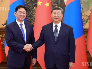 တရုတ်နိုင်ငံနှင့် စွမ်းအင်၊ အခြေခံအဆောက်အအုံဆိုင်ရာ ပူးပေါင်းဆောင်ရွက်မှုများကို တိုးမြှင့်လုပ်ဆောင်မည်ဟု မွန်ဂိုလီးယားသမ္မတ လေးနက်စွာ ကတိပြု