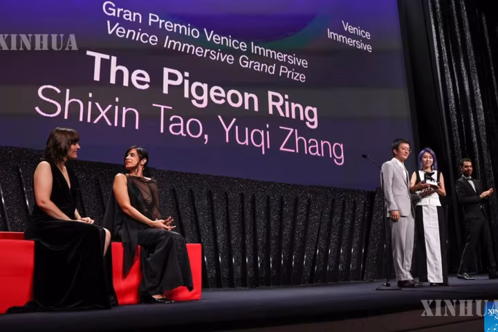 The Pigeon Ring က ဗင်းနစ် Immersive Grand Prize ဆု ဆွတ်ခူးရရှိ