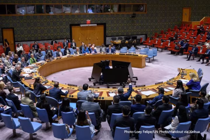 အီရန်အပေါ် ပိတ်ဆို့အရေးယူမှုအား လုံခြုံရေးကောင်စီတွင် အတင်းအကျပ် တွန်းအားပေး ဆောင်ရွက်နေခြင်းကို တရုတ်နိုင်ငံ ကန့်ကွက်