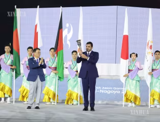 ၂၀ ကြိမ်မြောက် အာရှအားကစားပြိုင်ပွဲ ပိတ်ပွဲအခမ်းအနား ဂျပန်နိုင်ငံ နာဂိုယာမြို့တွင် ကျင်းပ