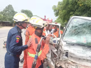 မြန်မာနိုင်ငံ စစ်ကိုင်းတိုင်းဒေသကြီးတွင် ယာဉ်တိုက်မှုဖြစ်ပွားခြင်းကြောင့် လူ ၁၀ ဦး သေဆုံး