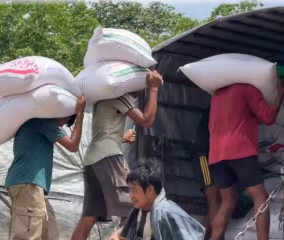 လွန်ခဲ့သည့် ၆ လအတွင်း မြန်မာ့ဆန်တန်ချိန် ၉၇၀,၀၀၀ ကျော် တင်ပို့ခဲ့