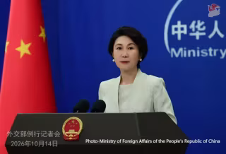 တရုတ်-မြောက်ကိုရီးယား ရားလုမြစ်ကူးတံတားသစ်ကြီး ဖွင့်လှစ်မှုအတွက် မေးမြန်းမှုကို တရုတ်နိုင်ငံခြားရေးဝန်ကြီးဌာန ပြောခွင့်ရပုဂ္ဂိုလ် ဖြေကြား