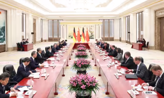 တရုတ်-ဂျာမနီ နှစ်ဖက်အကျိုးရှိသော ပူးပေါင်းဆောင်ရွက်မှုအပေါ် ယုံကြည်မှုရှိဟု တရုတ်ဝန်ကြီးချုပ် ပြောကြား